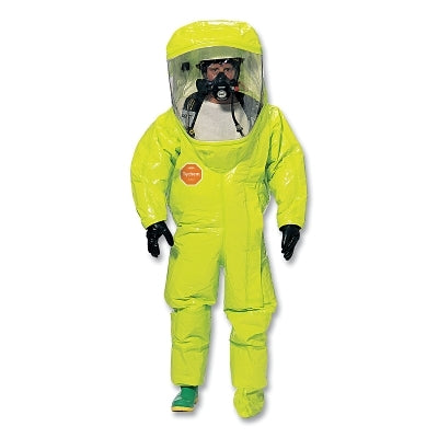 Dupont Tychem TK EncapsulateD A Suit Front Entry, Lime Yellow, 2X-Large (251-TK554T-2X) Each