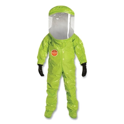 Dupont Tychem TK Encapsulated Level A Suit Rear Entry, Lime Yellow, X-Large (251-TK555T-XL) Each