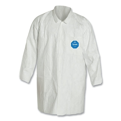 Dupont Tyvek® 400 Two Pocket Lab Coat, 7X-Large, White (251-TY212S-7X) 30 EA / CA