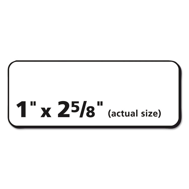 Avery® Matte Clear Easy Peel Mailing Labels w/ Sure Feed Technology, Laser Printers, 1 x 2.63, Clear, 30/Sheet, 25 Sheets/Box (AVE5630)