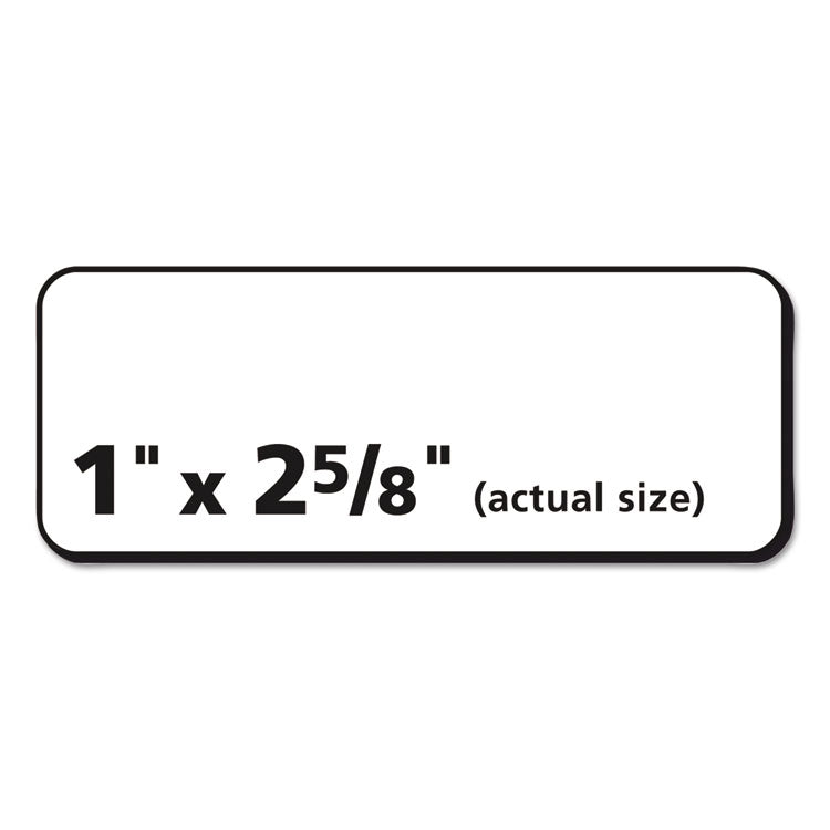 Avery® Matte Clear Easy Peel Mailing Labels w/ Sure Feed Technology, Laser Printers, 1 x 2.63, Clear, 30/Sheet, 10 Sheets/Pack (AVE15660) 10 Sheets of 30 Labels