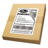 Avery® Shipping Labels w/ TrueBlock Technology, Inkjet Printers, 5.5 x 8.5, White, 2/Sheet, 25 Sheets/Pack (AVE8126) Pack of 25