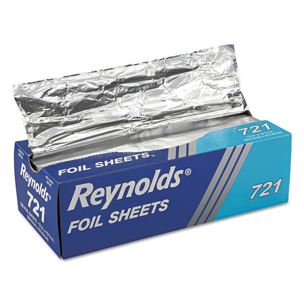 Reynolds Wrap® Pop-Up Interfolded Aluminum Foil Sheets, 12 x 10.75, Silver, 500/Box (RFP721BX) Box of 500