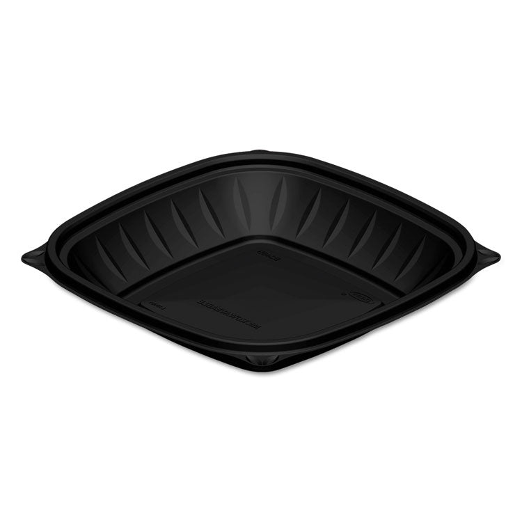 Dart® PresentaBowls Pro Black Square Bowls, 24 oz, 8.5 x 8.5 x 1.8, Plastic, 63/Bag, 4 Bags/Carton (DCCB24SB) Case of 252