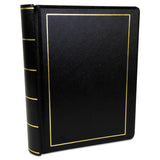 Wilson Jones® Looseleaf Corporation Minute Book, 1-Subject, Unruled, Black/Gold Cover, (250) 11 x 8.5 Sheets (WLJ039511) Each