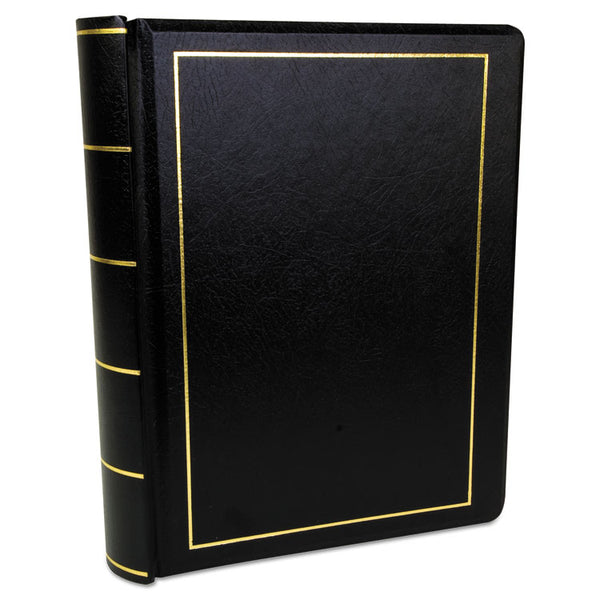 Wilson Jones® Looseleaf Corporation Minute Book, 1-Subject, Unruled, Black/Gold Cover, (250) 11 x 8.5 Sheets (WLJ039511) Each