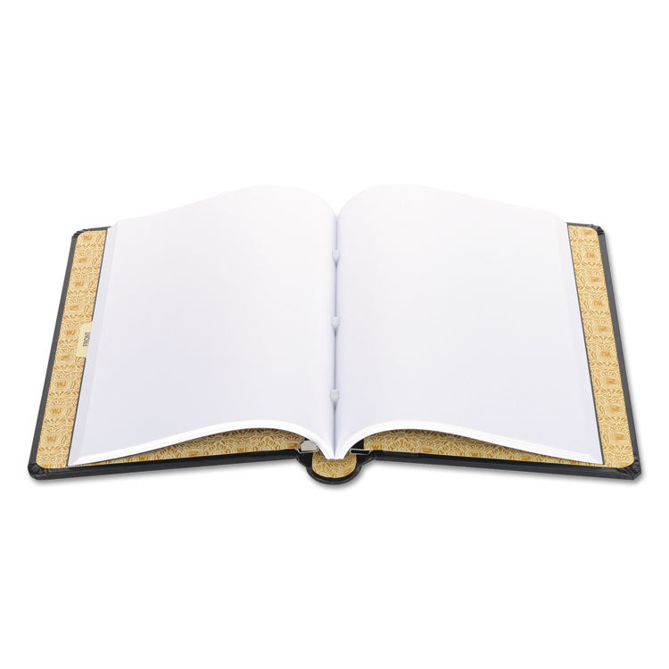 Wilson Jones® Looseleaf Corporation Minute Book, 1-Subject, Unruled, Black/Gold Cover, (250) 14 x 8.5 Sheets (WLJ039531) Each