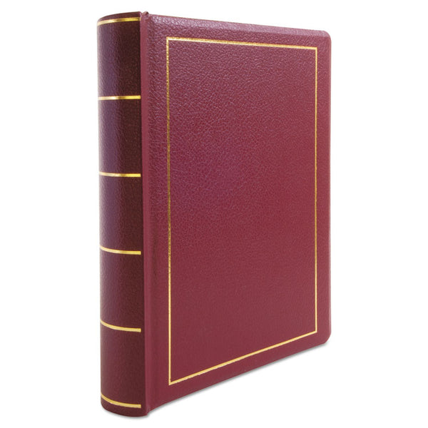 Wilson Jones® Looseleaf Corporation Minute Book, 1-Subject, Unruled, Red/Gold Cover, (250) 11 x 8.5 Sheets (WLJ039611) Each