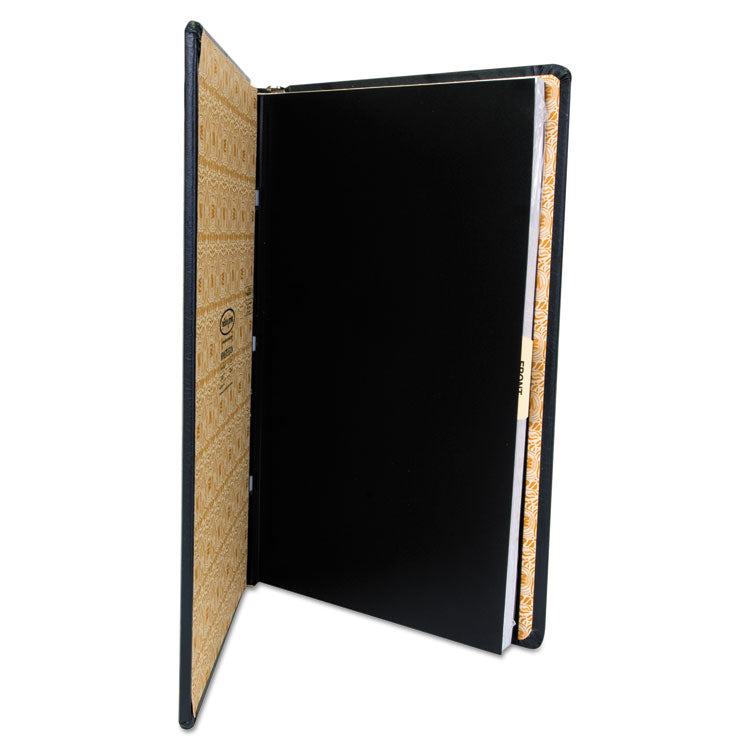 Wilson Jones® Looseleaf Corporation Minute Book, 1-Subject, Unruled, Black/Gold Cover, (250) 14 x 8.5 Sheets (WLJ039531) Each
