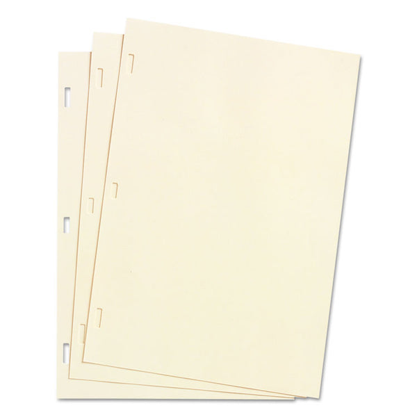 Wilson Jones® Looseleaf Minute Book Ledger Sheets, 14 x 8.5, Ivory, Loose Sheet 100/Box (WLJ90130) Pack of 100