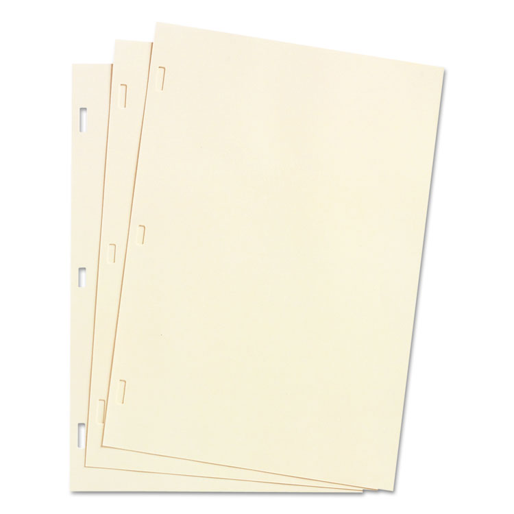 Wilson Jones® Looseleaf Minute Book Ledger Sheets, 14 x 8.5, Ivory, Loose Sheet 100/Box (WLJ90130) Pack of 100