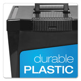 Pendaflex® Portable Letter Size File Box, Letter Files, 13.5" x 10.25" x 10.88", Black (PFX20861) Each