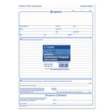 TOPS™ Proposal Form, Three-Part Carbonless, 11 x 8.5, 50 Forms Total (TOP3850) Packof 50