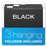 Pendaflex® Portable File Boxes, Letter Files, 14.88" x 6.5" x 11.88", Granite (PFX41737) Each