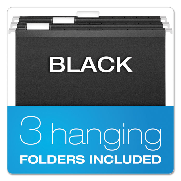 Pendaflex® Portable File Boxes, Letter Files, 14.88" x 6.5" x 11.88", Granite (PFX41737) Each