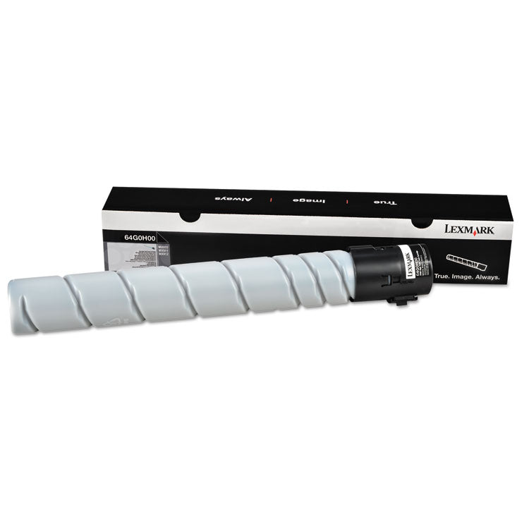 Lexmark™ 64G0H00 Return Program High-Yield Toner, 32,500 Page-Yield, Black (LEX64G0H00) Each