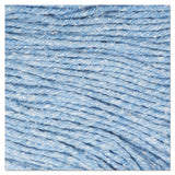 Boardwalk® Super Loop Wet Mop Head, Cotton/Synthetic Fiber, 5" Headband, Medium Size, Blue (BWK502BLEA)