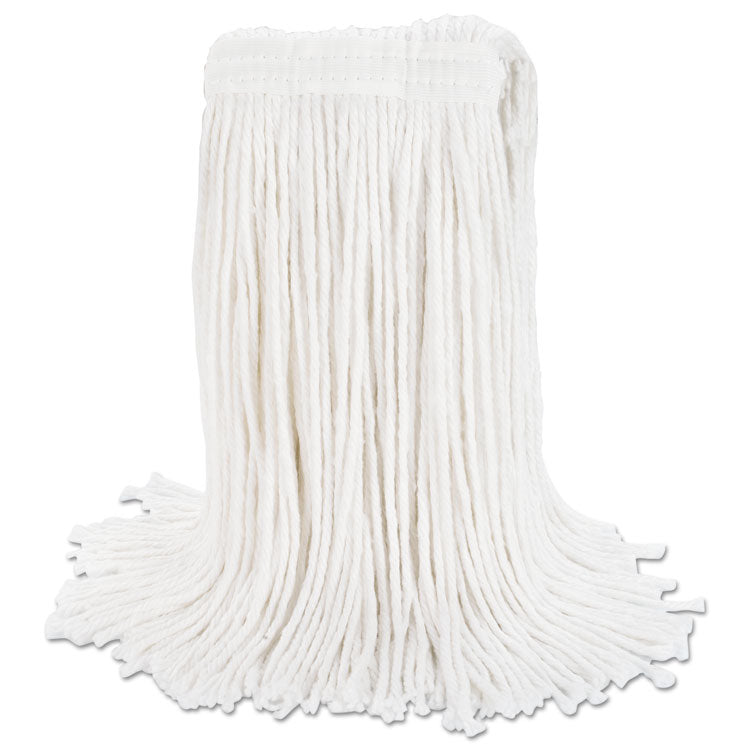 Boardwalk® Cut-End Wet Mop Head, Rayon, No. 20, White (BWK2020REA) Each