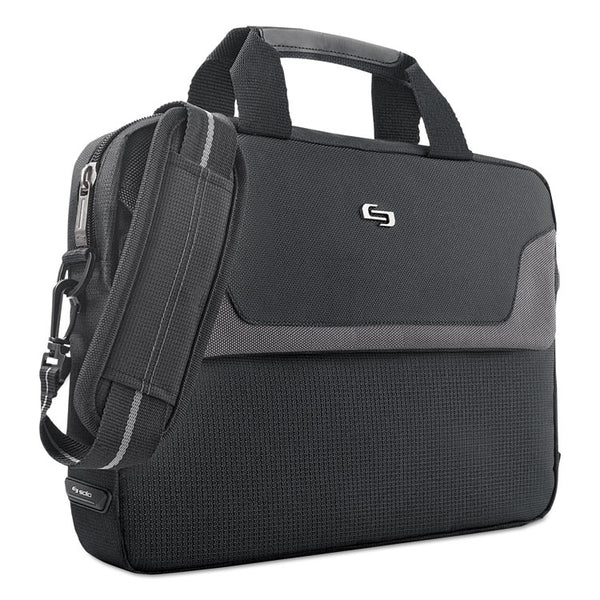 Solo Pro Slim Brief, Fits Devices Up to 14.1", Polyester, 14 x 1.5 x 10.5, Black (USLCLA1124) Each