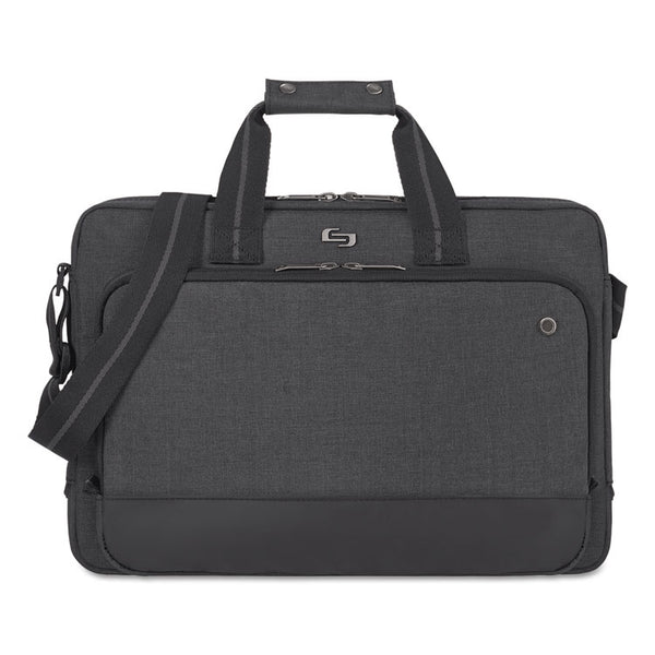 Solo Urban Slimbrief, Fits Devices Up to 15.6", Polyester, 16" x 3" x 11.5", Gray (USLUBN11010) Each