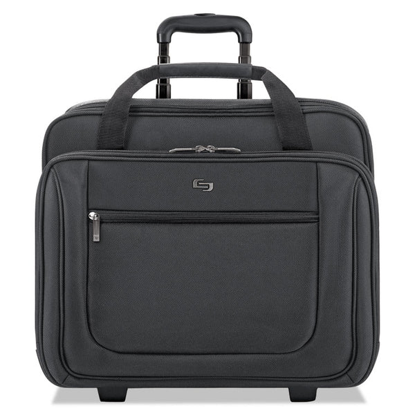 Solo Classic Rolling Case, Fits Devices Up to 17.3", Polyester, 17.5 x 9 x 14, Black (USLPT1364)