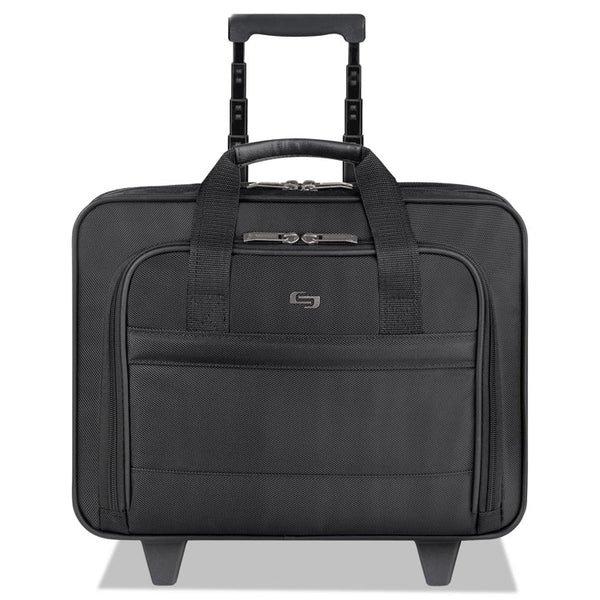 Solo Classic Rolling Case, Fits Devices Up to 15.6", Ballistic Polyester, 15.94 x 5.9 x 12, Black (USLB1004)