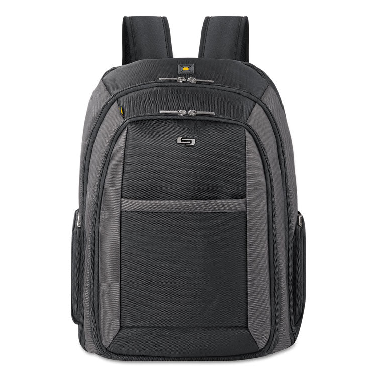 Solo Pro CheckFast Backpack, Fits Devices Up to 16", Ballistic Polyester, 13.75 x 6.5 x 17.75, Black (USLCLA7034) Each