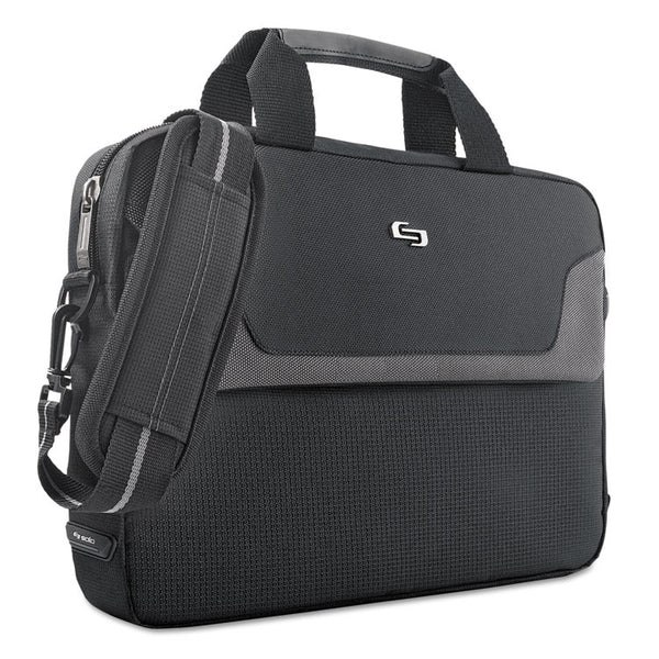 Solo Pro Slim Brief, Fits Devices Up to 16", Polyester, 15.5 x 2 x 11.5, Black (USLCLA1164) Each