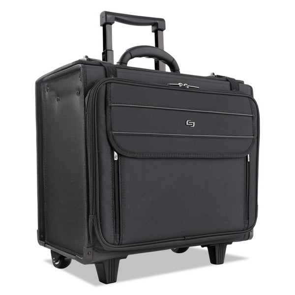 Solo Classic Rolling Catalog Case, Fits Devices Up to 17.3", Polyester, 18 x 7 x 14, Black (USLB1514)