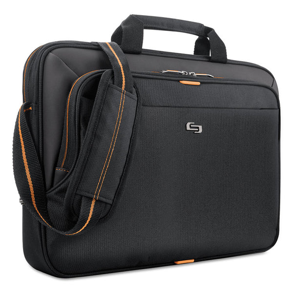 Solo Urban Slim Brief, Fits Devices Up to 15.6", Polyester, 16.5 x 2 x 11.75, Black (USLUBN1014) Each