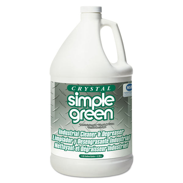 Simple Green® Crystal Industrial Cleaner/Degreaser, 1 gal Bottle, 6/Carton (SMP19128)