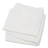 TASKBrand 25 lb. Economy Terry Rags, White, 1 Carton (HOS53725) 25 Pounds