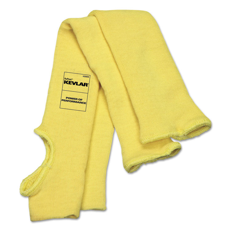 MCR™ Safety Economy Series DuPont Kevlar Fiber Sleeves, One Size Fits All, Yellow, 1 Pair (CRW9378TE) 1 Pair