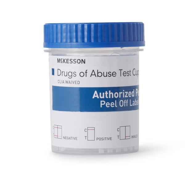 McKesson Drugs of Abuse Test Kit AMP, BUP, BZO, COC, mAMP/MET, MDMA, MTD, MOP300, OXY, THC (OX, pH, SG) 25 Tests CLIA Waived (1101531_CS) 100/CS