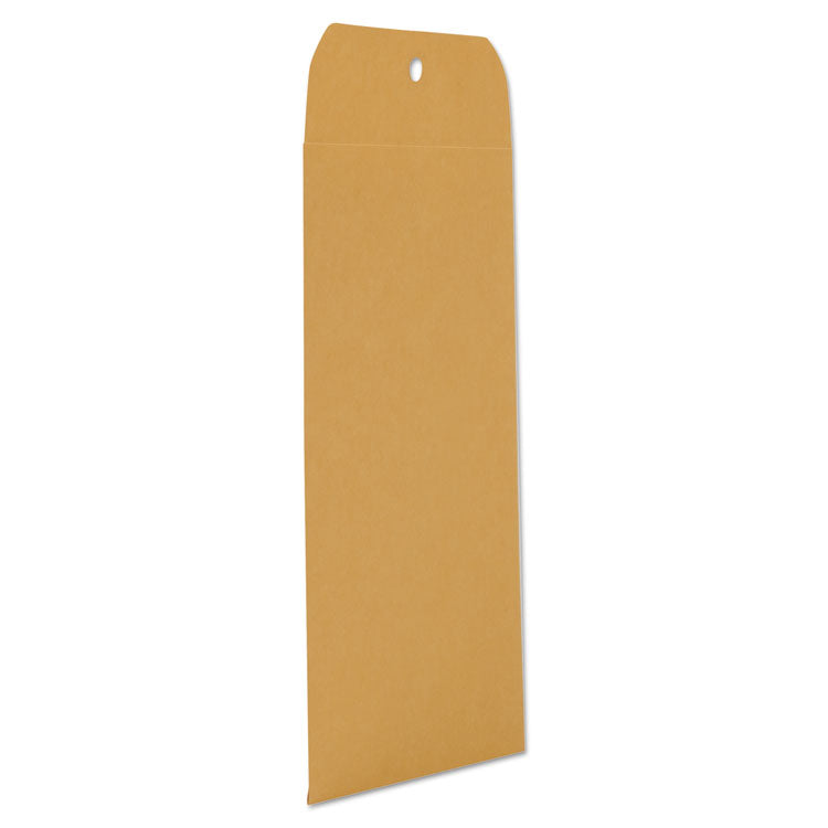 Universal® Kraft Clasp Envelope, #63, Square Flap, Clasp/Gummed Closure, 6.5 x 9.5, Brown Kraft, 100/Box (UNV35261)