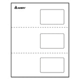 Avery® Laminated Laser/Inkjet ID Cards, 2 1/4 x 3 1/2, White, 30/Box (AVE5361)