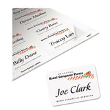 Avery® Flexible Adhesive Name Badge Labels, 3.38 x 2.33, White, 160/Pack (AVE8395)