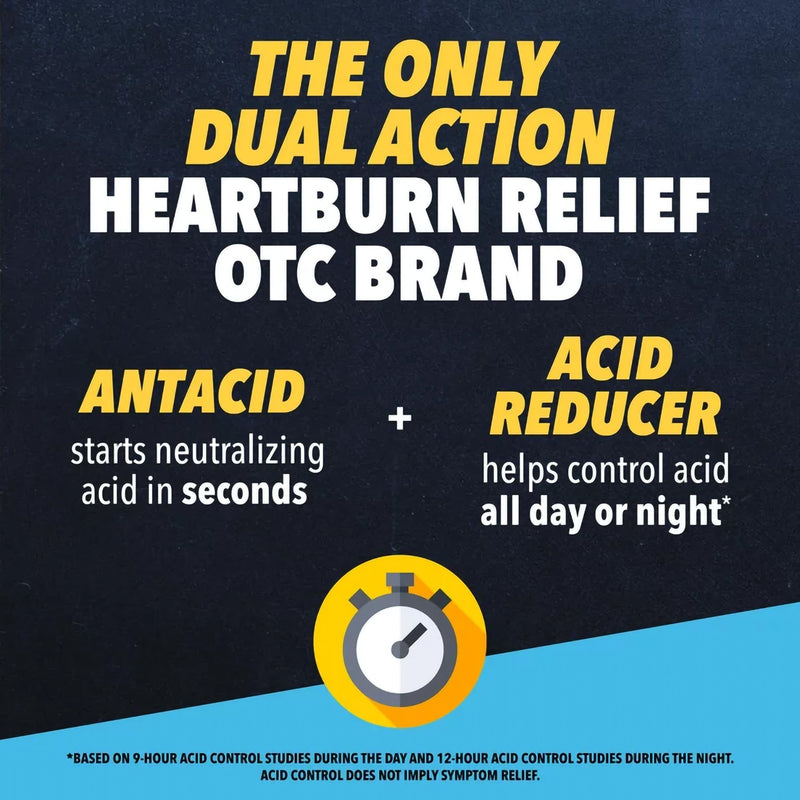 Pepcid® Complete Antacid 800 mg - 165 mg - 10 mg Strength Chewable Tablet 25 per Bottle (1228794_BT) 1/BT