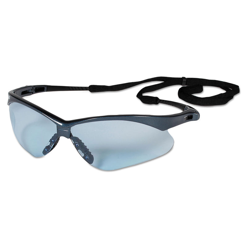 KleenGuard™ V30 Nemesis Safety Glasses, Blue Frame, Light Blue Uncoated Lens, 12/Box (ANS19639) Each