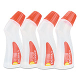 Universal® Envelope Moistener with Adhesive, 2.2 oz Bottle, Clear, 4/Pack (UNV46065VP) Pack of 4