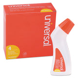 Universal® Envelope Moistener with Adhesive, 2.2 oz Bottle, Clear, 4/Pack (UNV46065VP) Pack of 4
