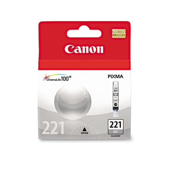 Canon® 2950B001 (CLI-221) Ink, Gray (CNM2950B001)
