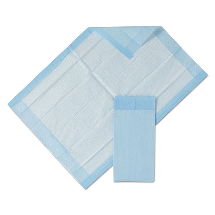 Medline Protection Plus Disposable Underpads, 23" x 36", Blue, 25/Bag, 6 Bag/Carton (MIIMSC281232CT)