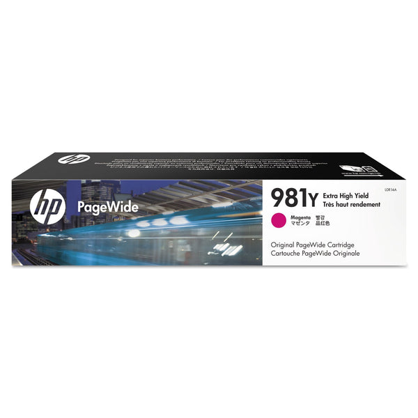 HP HP 981Y, (L0R14A) Extra High-Yield Magenta Original PageWide Cartridge (HEWL0R14A)