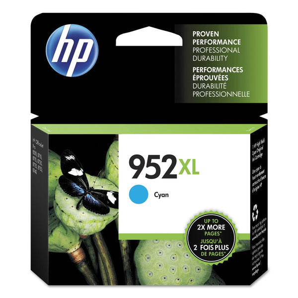 HP HP 952XL, (L0S61AN) High-Yield Cyan Original Ink Cartridge (HEWL0S61AN)