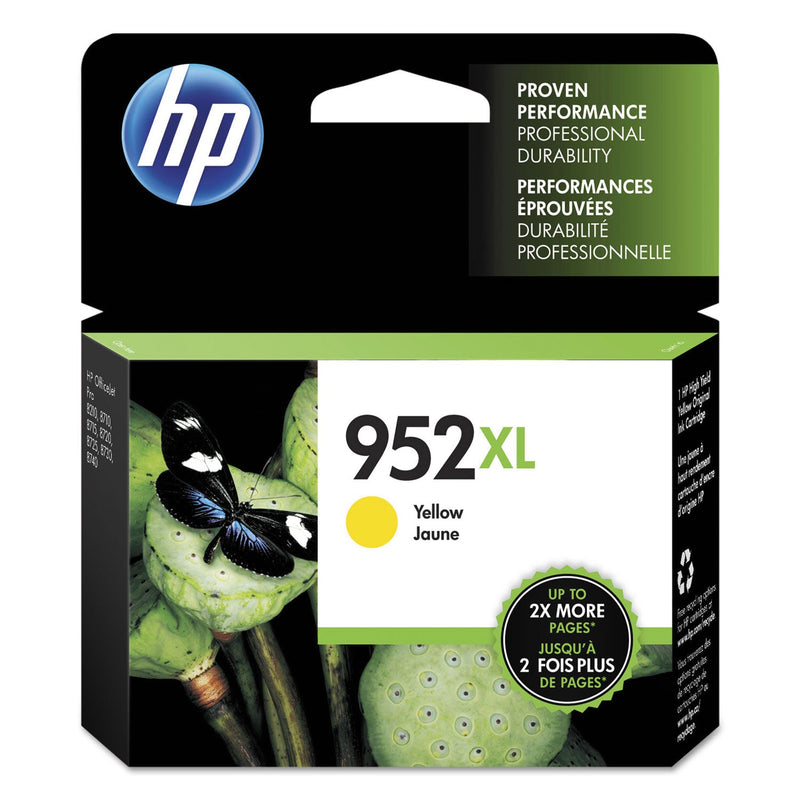 HP HP 952XL, (L0S67AN) High-Yield Yellow Original Ink Cartridge (HEWL0S67AN)