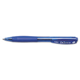 BIC® BU3 Ballpoint Pen, Retractable, Bold 1 mm, Blue Ink, Translucent Blue/Blue Barrel, Dozen (BICBU311BE)