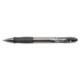 BIC® GLIDE Bold Ballpoint Pen, Retractable, Bold 1.6 mm, Black Ink, Smoke Barrel, Dozen (BICVLGB11BK)