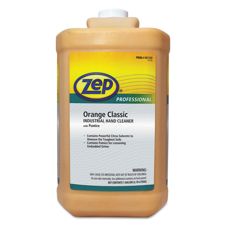 Zep Professional® Industrial Hand Cleaner, Orange, 1 gal Bottle, 4/Carton (ZPE1046475) Case of 4