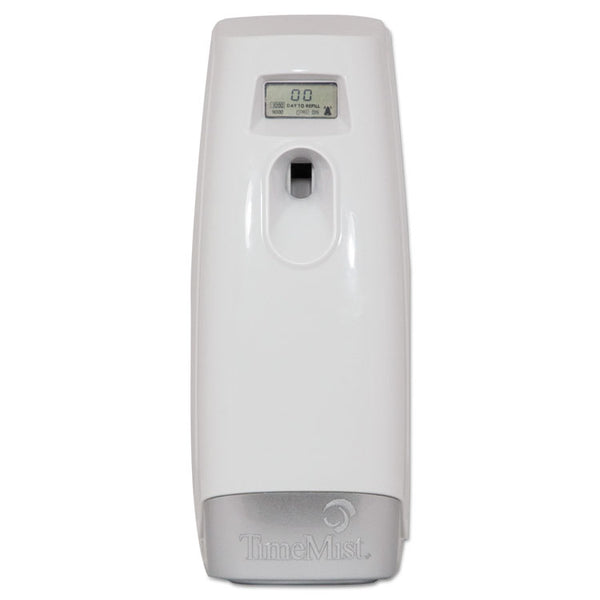 TimeMist® Plus Metered Aerosol Fragrance Dispenser, 3.4" x 3.4" x 8.25", White (TMS1048502EA) Each